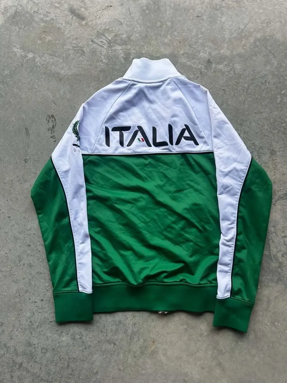 VINTAGE FILA ITALIA track jacket sport athletic soccer warm up zip up Mens Small
